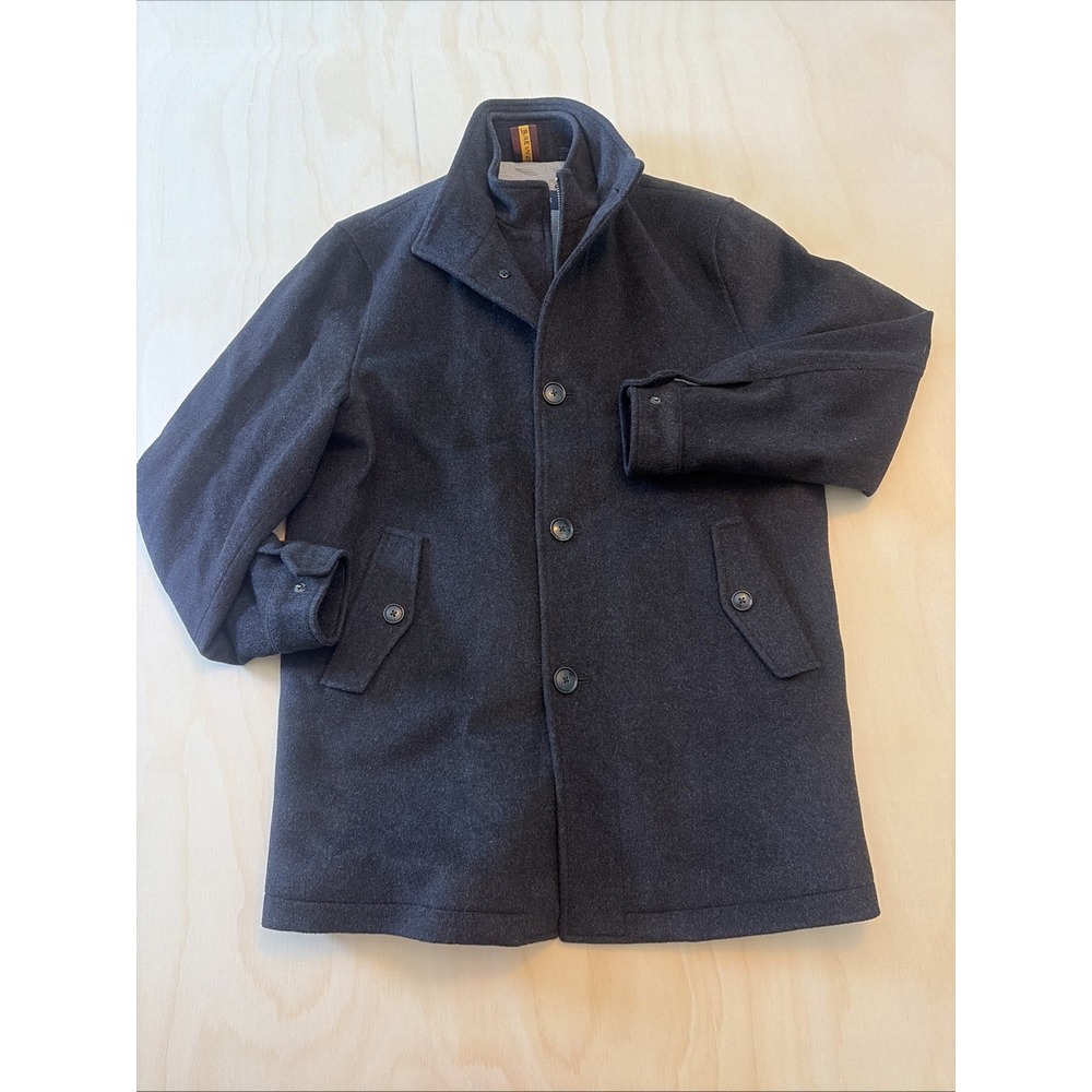 Cremieux Wool Button Down Winter Coat Rn58909 Medium